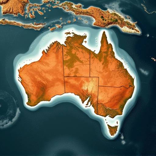 Map showing Interview Ace Australia location
