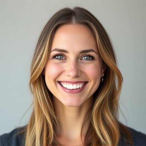Photo of Sarah Thompson, a satisfied customer, smiling confidently