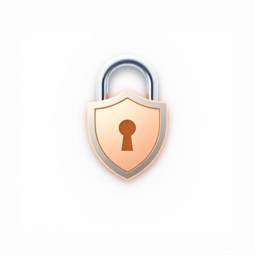 Privacy icon depicting a lock and shield
